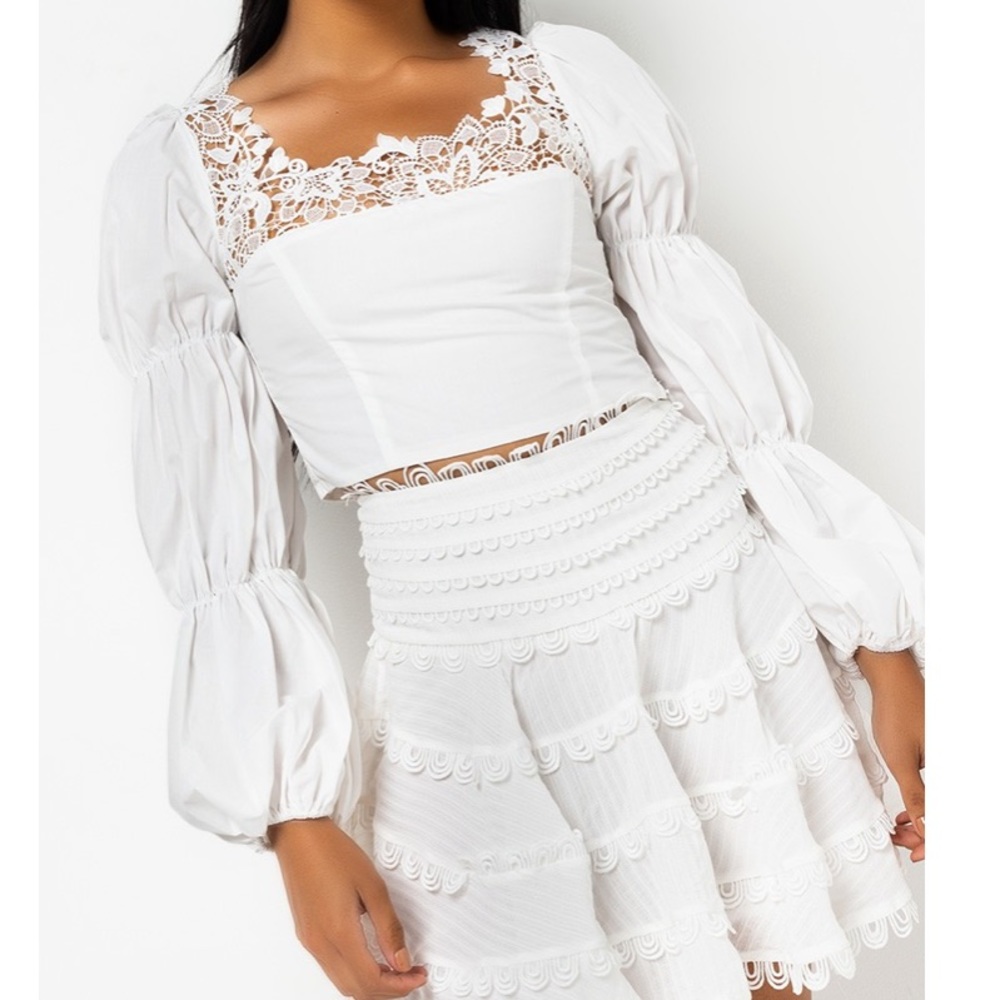 White Lace Blouse